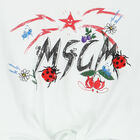 Girls White Logo T-Shirt, 1, hi-res