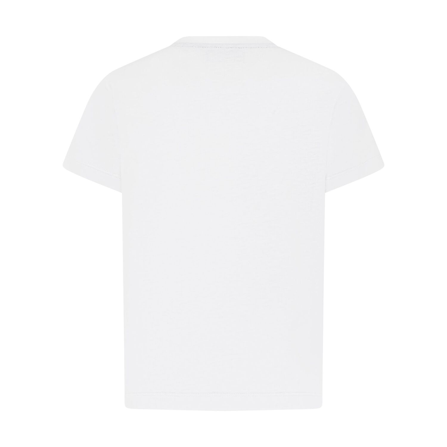 Boys White Logo T-Shirt, 1, hi-res