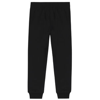 Boys Black Logo Joggers