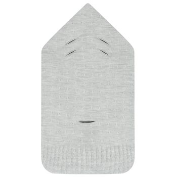 Grey Knit Baby Nest