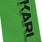 Boys Green Logo Shorts, 3, hi-res