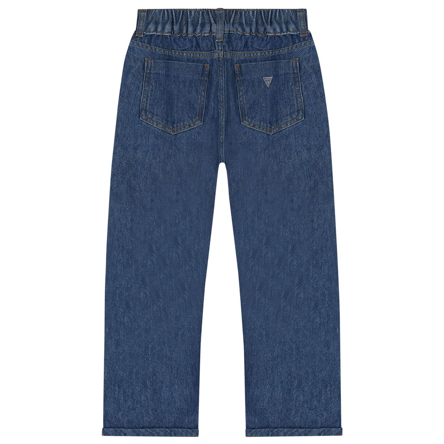 Boys Blue Logo Denim Jeans, 1, hi-res