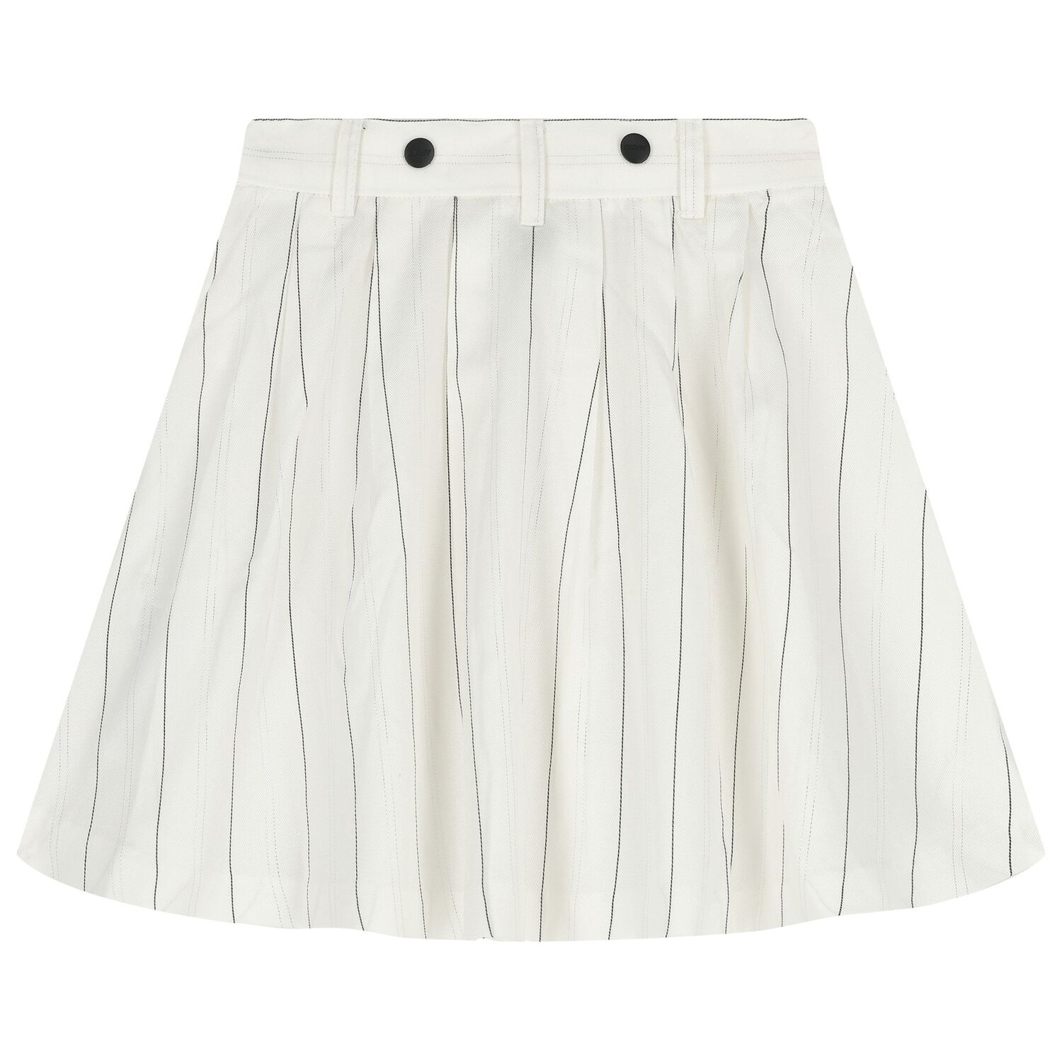 Girls Ivory Pinstripe 2 in 1 Pinafore Dress, 1, hi-res