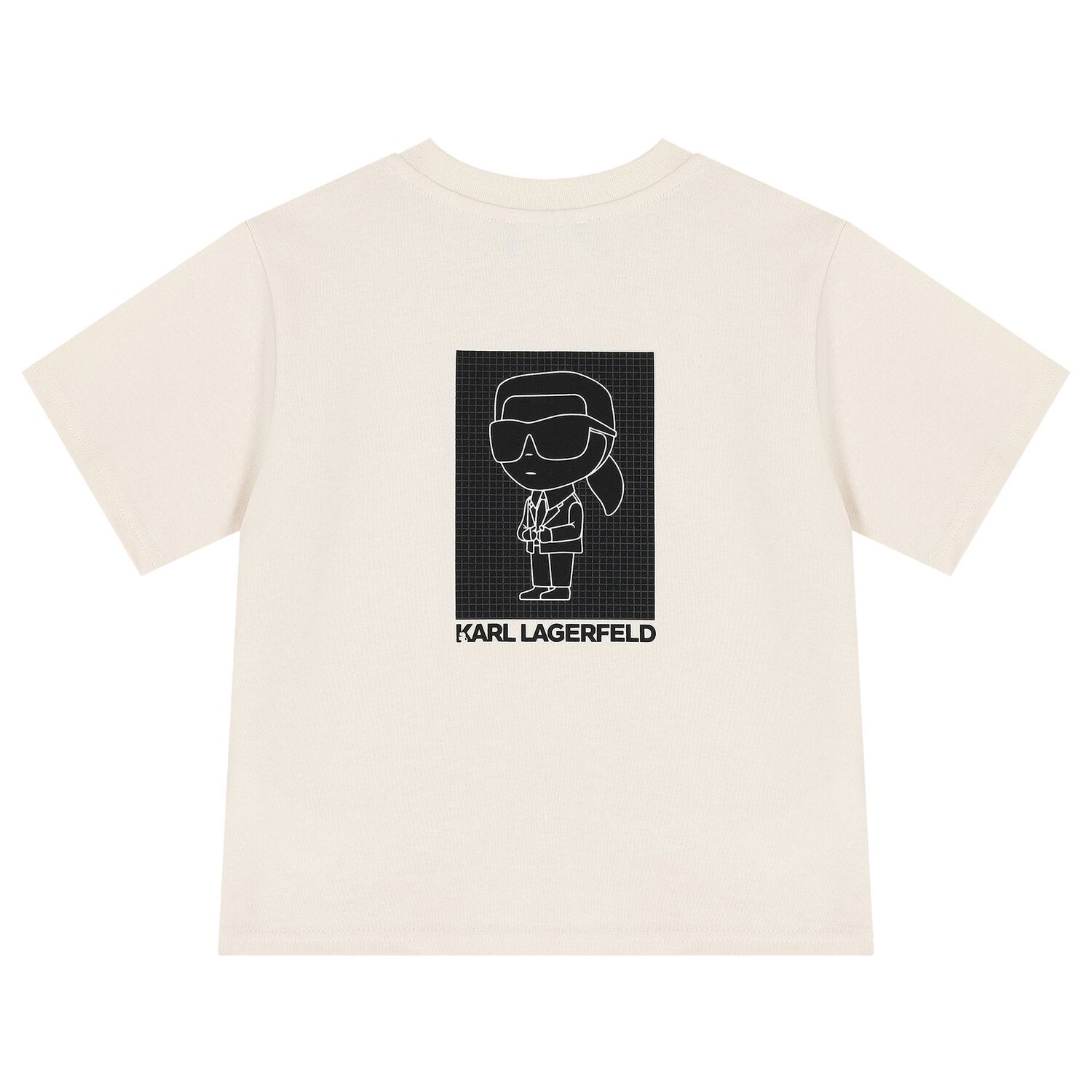 Boys Beige Logo T-Shirt, 2, hi-res