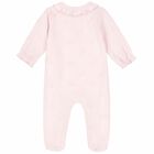 Baby Girls Pink Babygrow, 1, hi-res