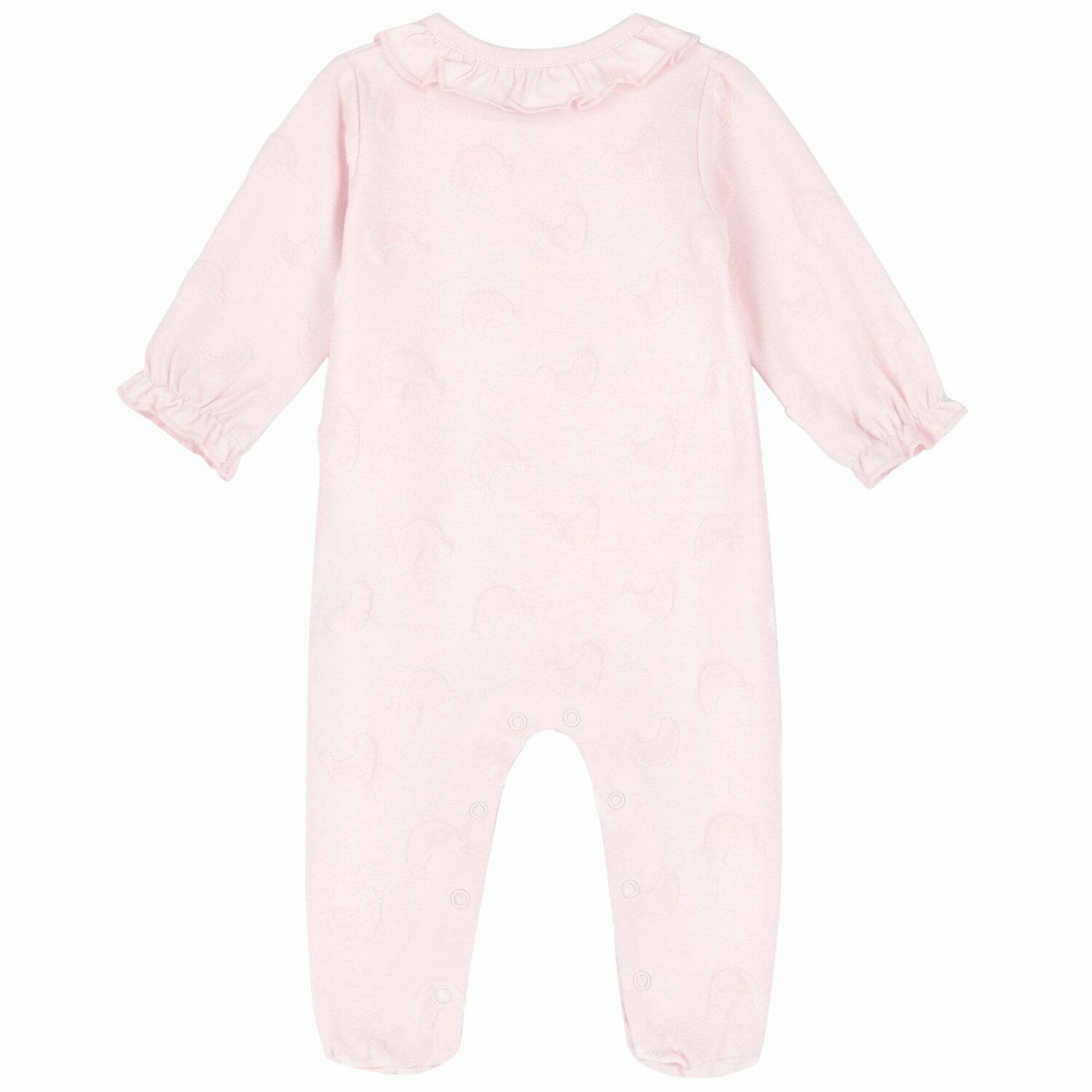 Baby Girls Pink Babygrow, 1, hi-res