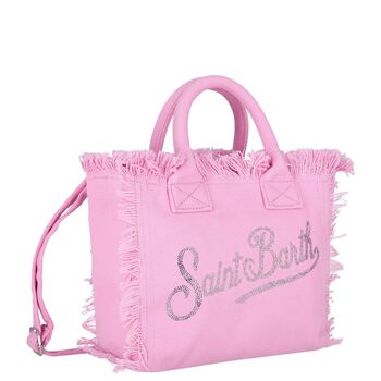 Girls Pink Logo Tote Bag