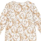 White & Gold Babygrow Gift Set (3 Piece), 1, hi-res