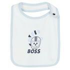 Baby Boys Blue & White Bibs ( 3-Pack ), 1, hi-res