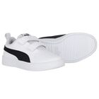 White & Black Rickie Trainers, 1, hi-res
