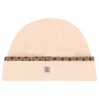 Baby Girls Pink Teddy Bear Logo Babygrow Set, 1, hi-res