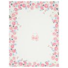 Baby Girls White & Pink Floral Blanket, 1, hi-res