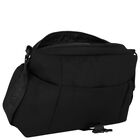 Black Teddy Bear Logo Baby Changing Bag, 1, hi-res