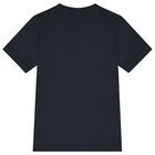 Boys Navy Blue Logo T-Shirt, 3, hi-res