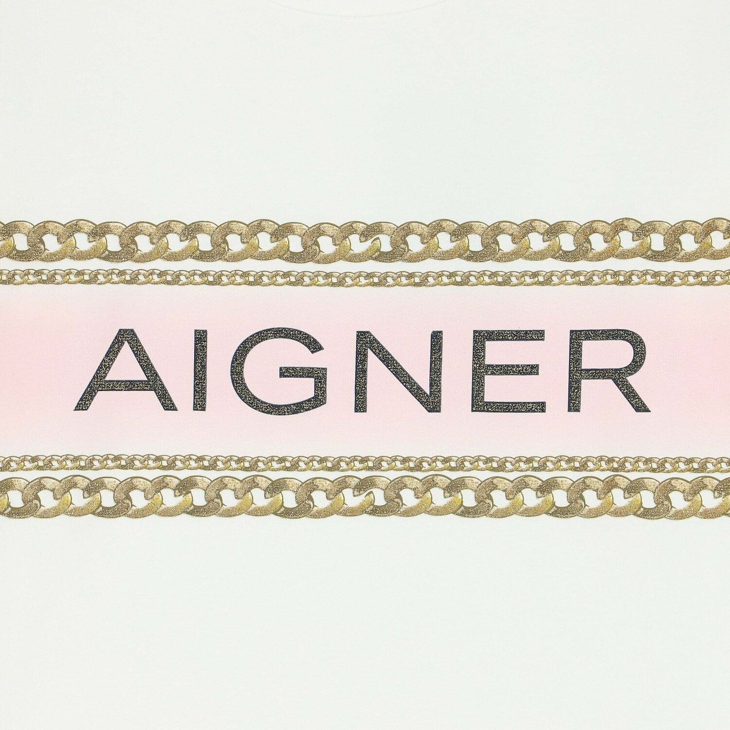 Girls Ivory Logo Long Sleeve Top, 1, hi-res image number null