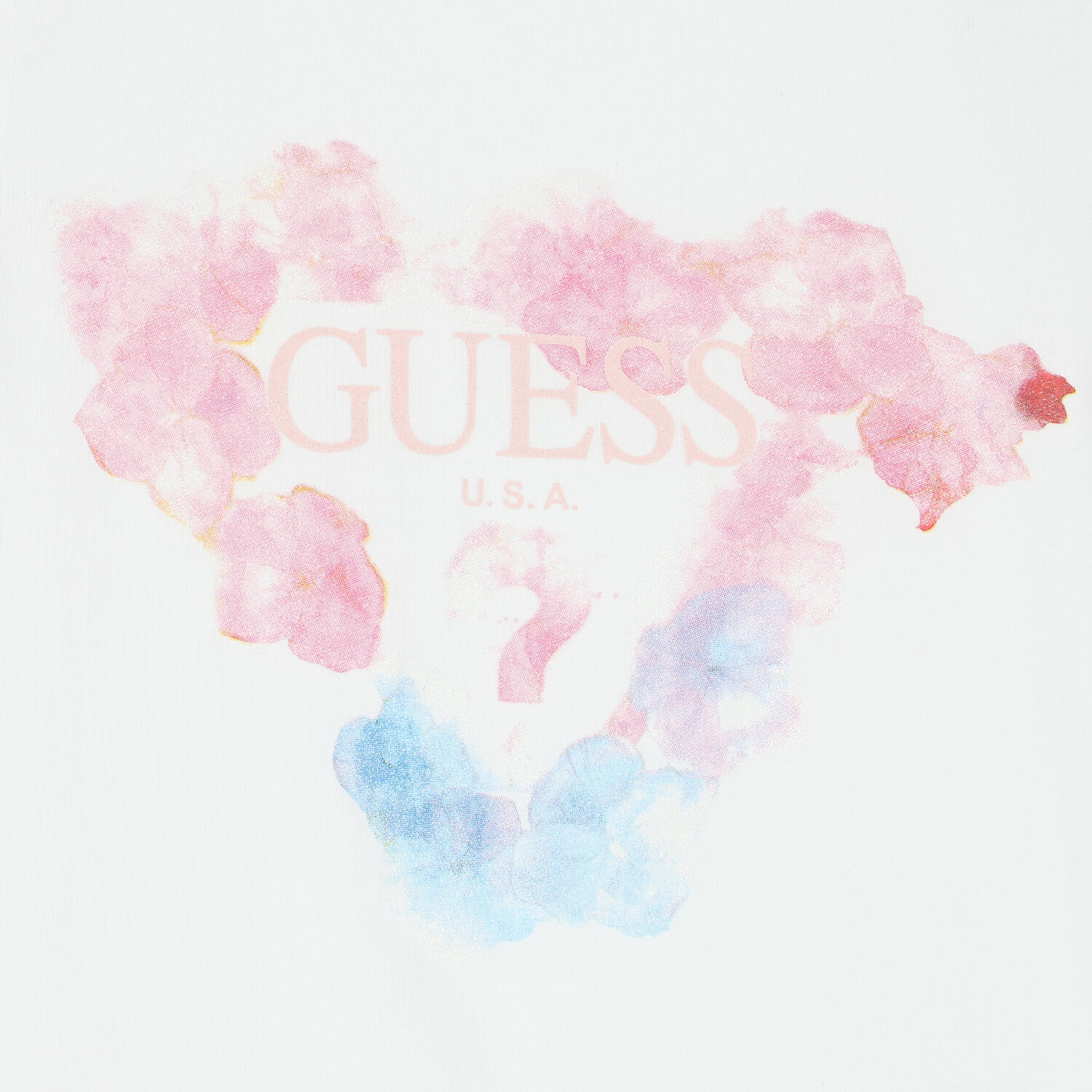 Girls White Logo T-Shirt, 1, hi-res