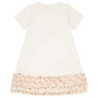Girls Ivory Bag Sequin Dress, 1, hi-res