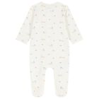 Baby Boys White & Green Train Babygrows ( 2-Pack ), 3, hi-res