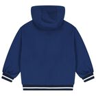 Boys White, Blue & Navy Blue Racing Car Tracksuit ( 3 Piece ), 2, hi-res