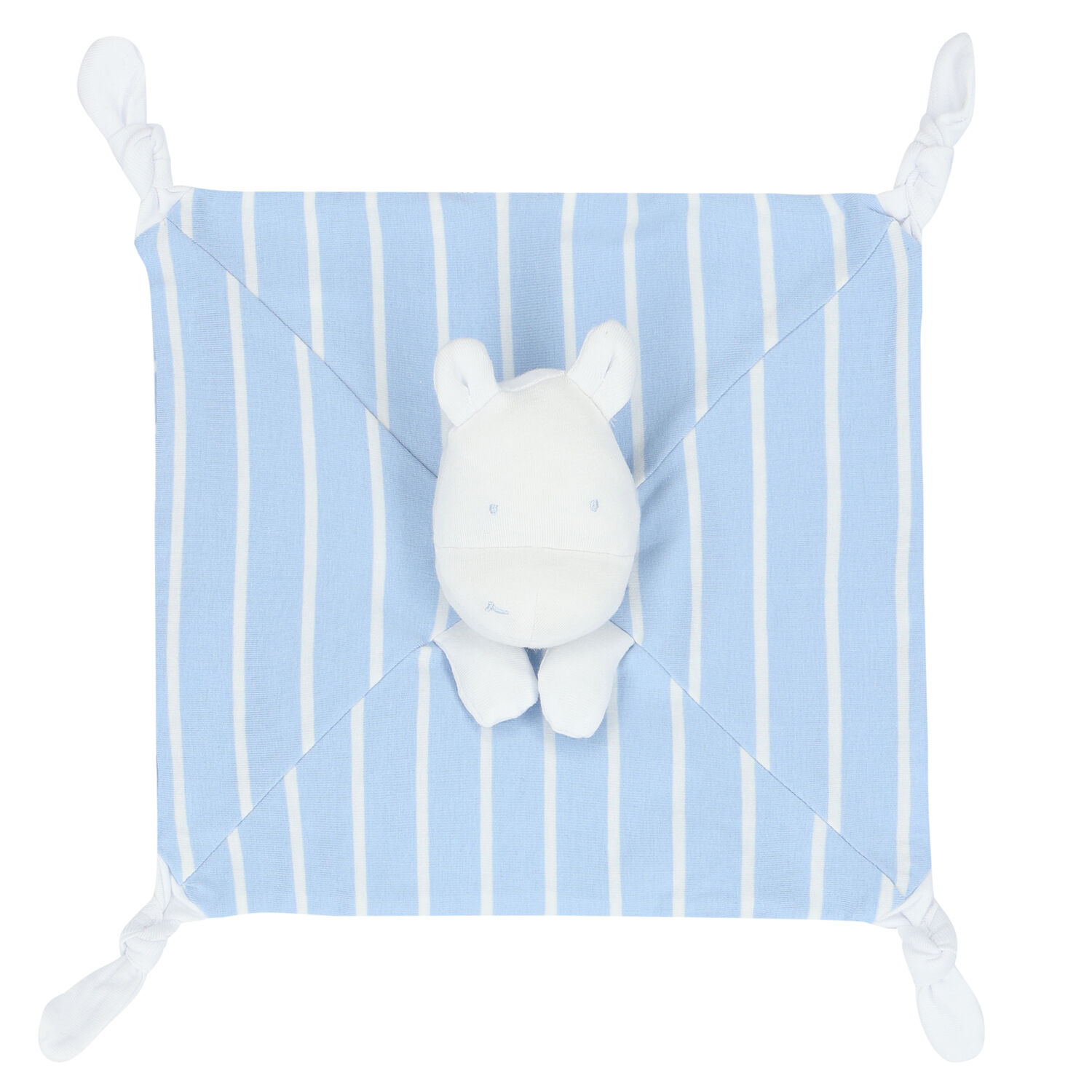 Baby Boys White & Blue DouDou, 1, hi-res