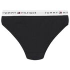 Girls Black & White Logo Knickers (2-Pack), 1, hi-res