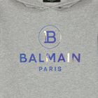 Girls Grey Logo Dress, 1, hi-res