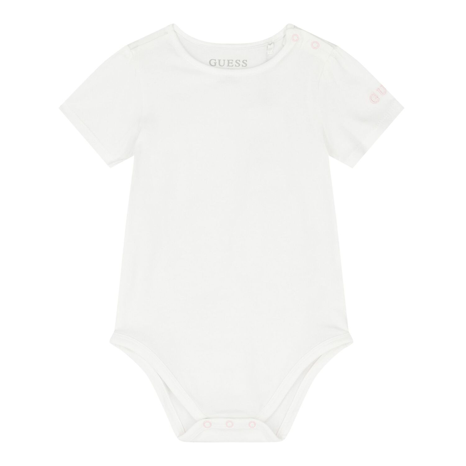 Younger Girls White & Denim Blue Logo Dungaree Set, 1, hi-res image number null