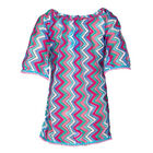 Girls Zig-Zag Crochet Tunic, 1, hi-res