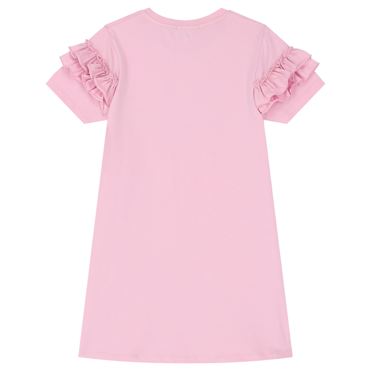 Girls Pink Logo Dress, 1, hi-res