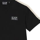 Boys Black Logo T-Shirt, 4, hi-res