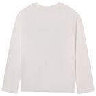 Boys Ivory Long Sleeve Top, 1, hi-res