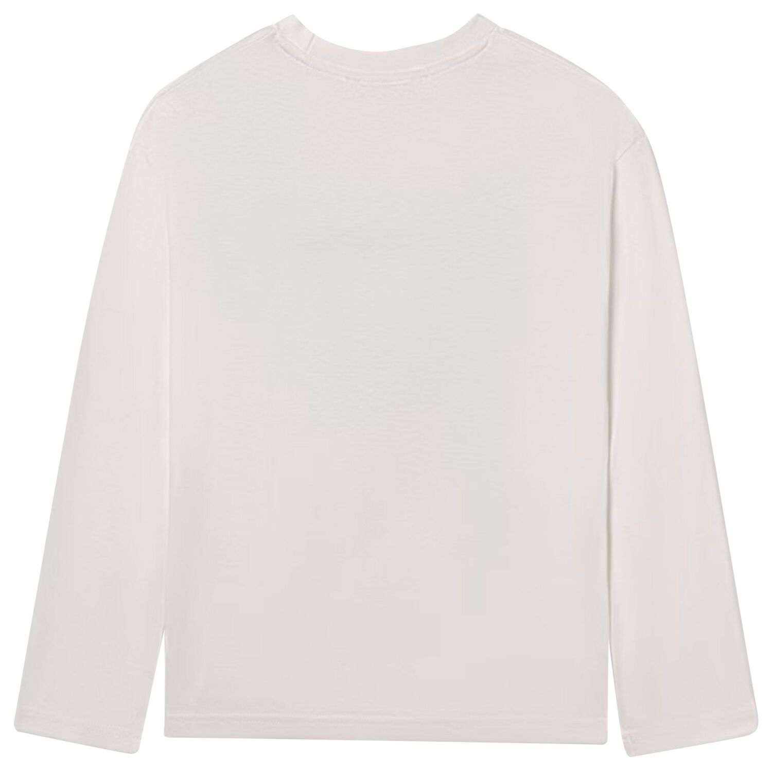 Boys Ivory Long Sleeve Top, 1, hi-res