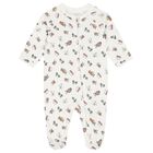 Ivory Cotton Playful Bear Print Baby Gift Set, 1, hi-res