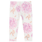 Baby Girls Pink & White Leggings Set, 1, hi-res