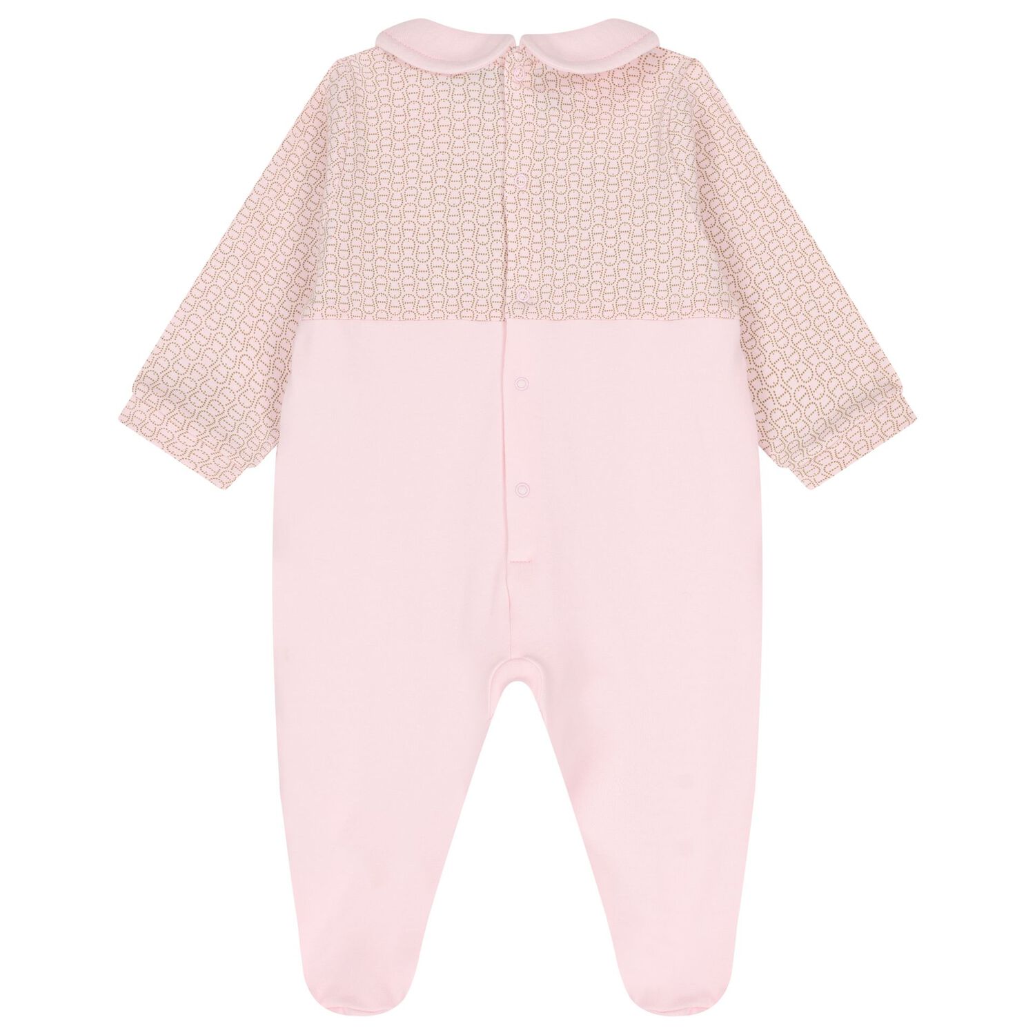 Baby Girls Pink Logo Babygrow & Hat Gift Set, 1, hi-res