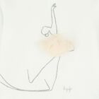 Girls Ivory Ballerina Long Sleeve Top, 1, hi-res