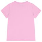  Girls Pink Logo T-Shirt, 4, hi-res