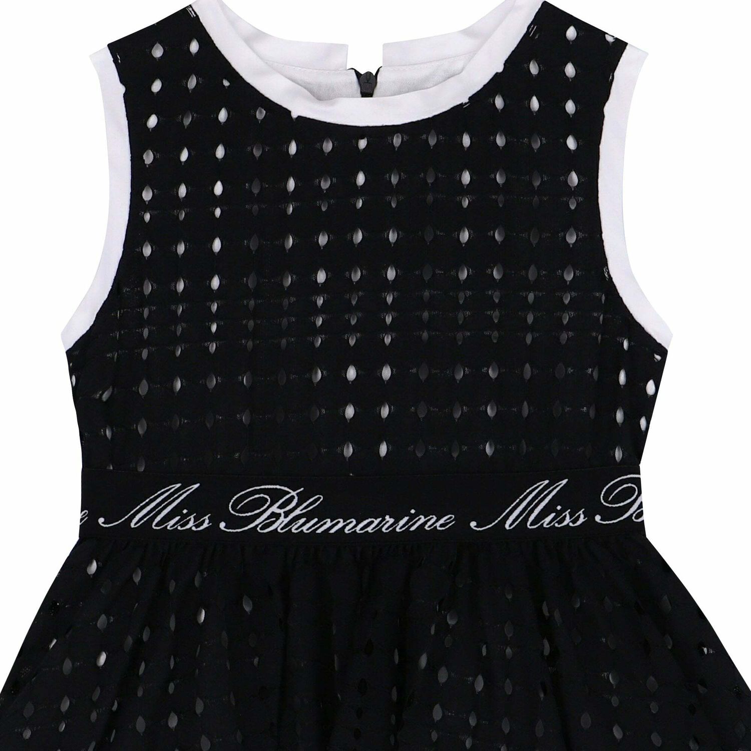 Girls Black Sleeveless Dress, 1, hi-res image number null
