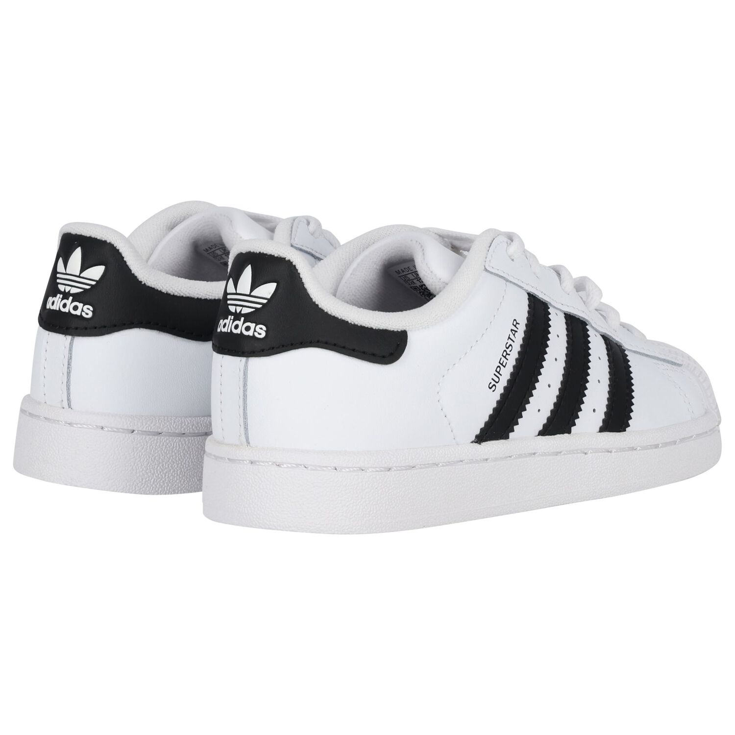 White Superstar Trainers, 1, hi-res