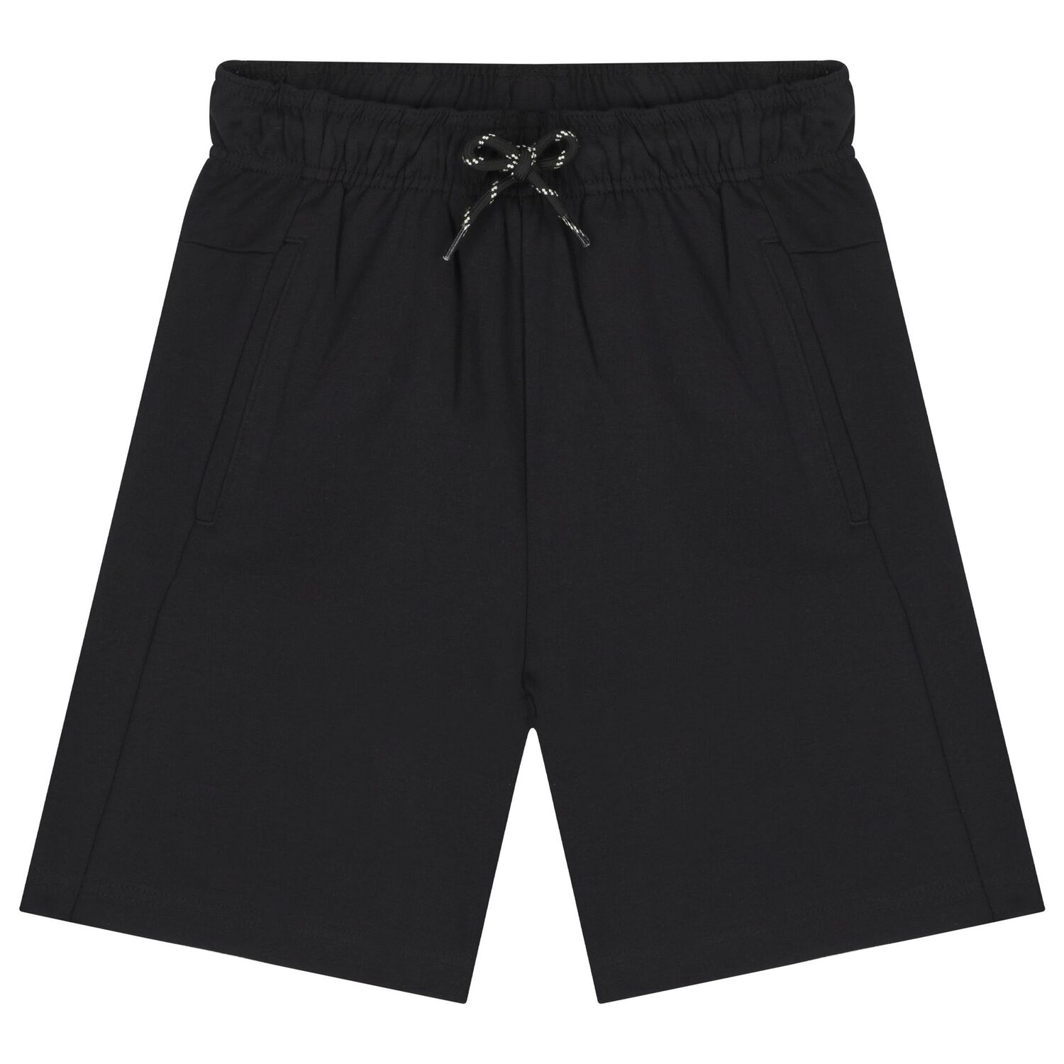 Boys White, Black & Beige Striped Shorts Set, 1, hi-res