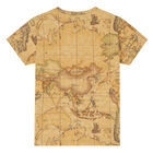 Boys Beige Geo Map T-Shirt, 1, hi-res