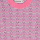 Girls Pink & Purple Crochet Knit Top, 1, hi-res