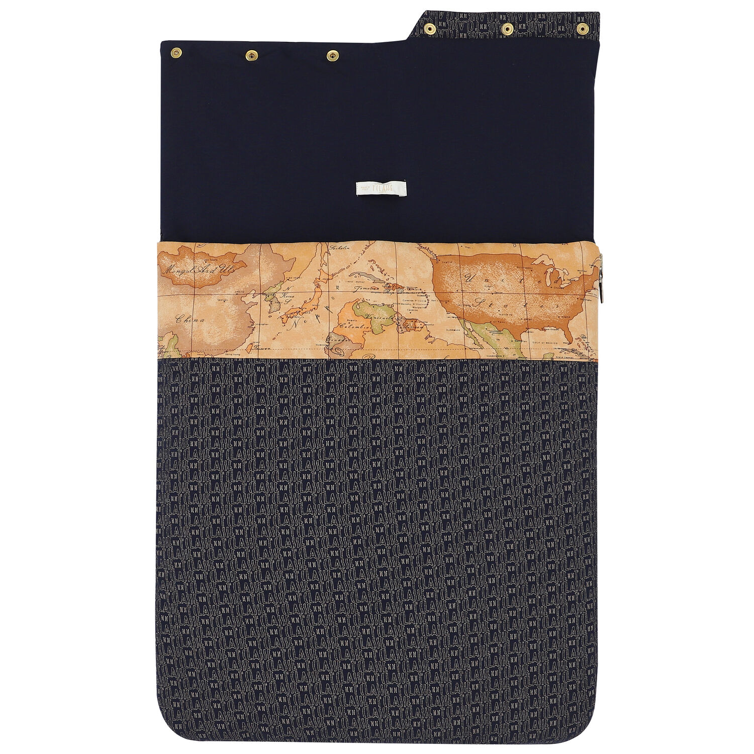 Navy Blue Logo Baby Nest, 1, hi-res