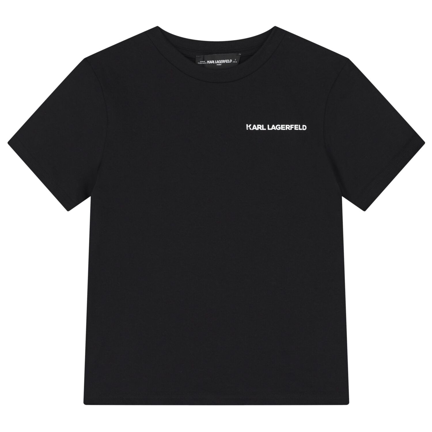 Boys Mini Me Black Logo T-Shirts ( 2 Pack ), 1, hi-res