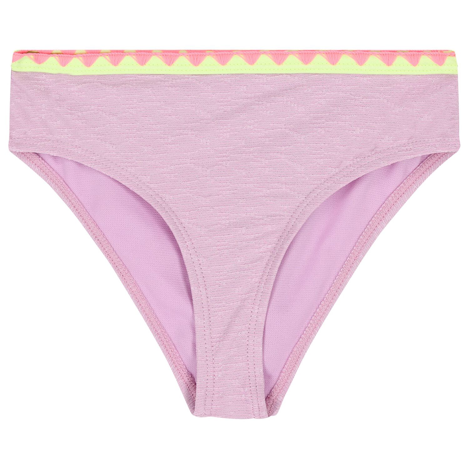 Girls Lilac Ruffled Bikini , 1, hi-res
