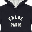 Girls Navy Blue Logo Dress, 2, hi-res