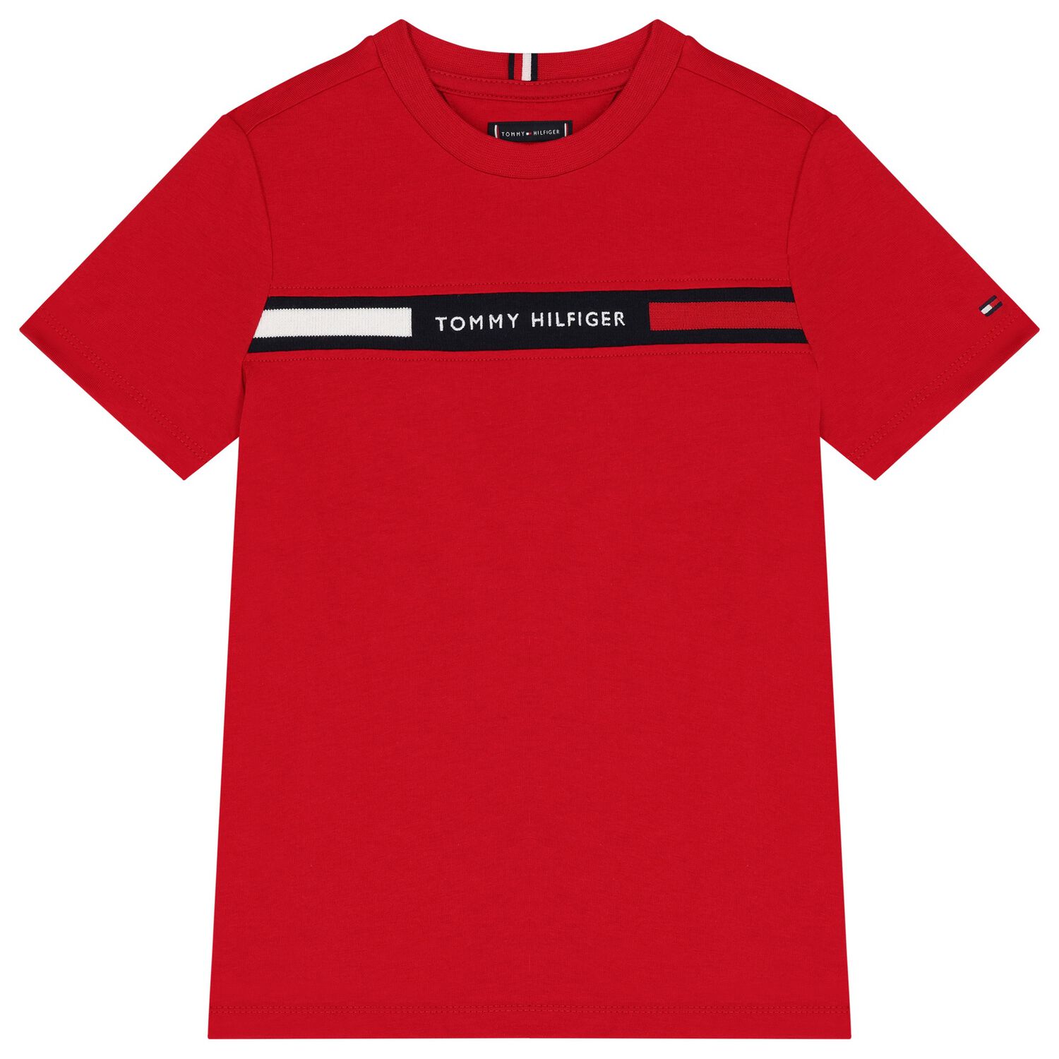 Boys Red Logo T-Shirt, 1, hi-res
