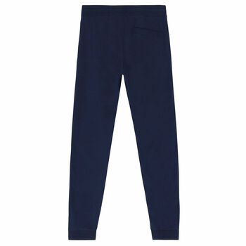 Boys Navy Logo Joggers