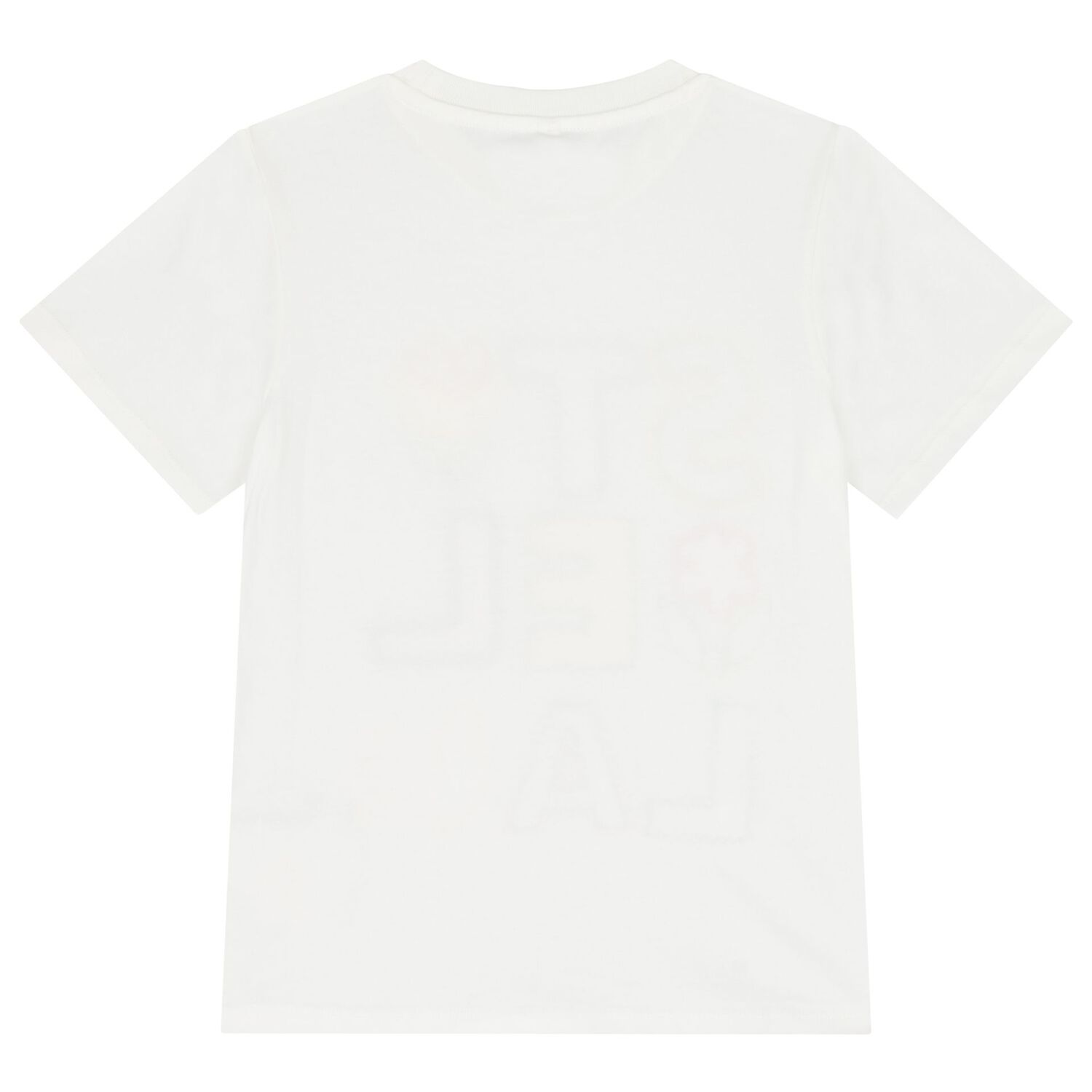 Girls White Logo T-Shirt, 1, hi-res