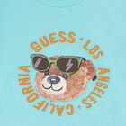 Baby Boys Blue Teddy Bear Logo Shorts Set, 1, hi-res